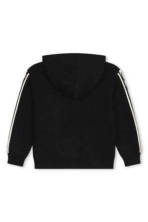 black viscose hoodie MARC JACOBS KIDS | W6029009B